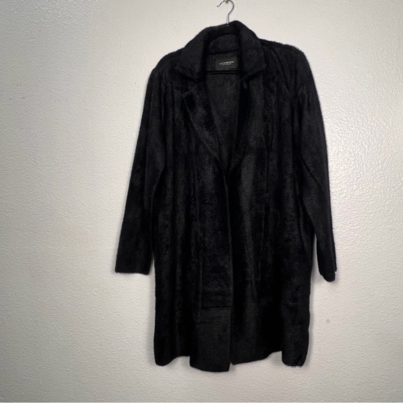 Liverpool Los Angeles Women's Black Collared Open Front Jacket Size 1X - Picture 2 of 6